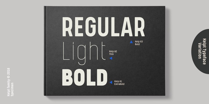 Kelpt A1 Extra Light Font preview